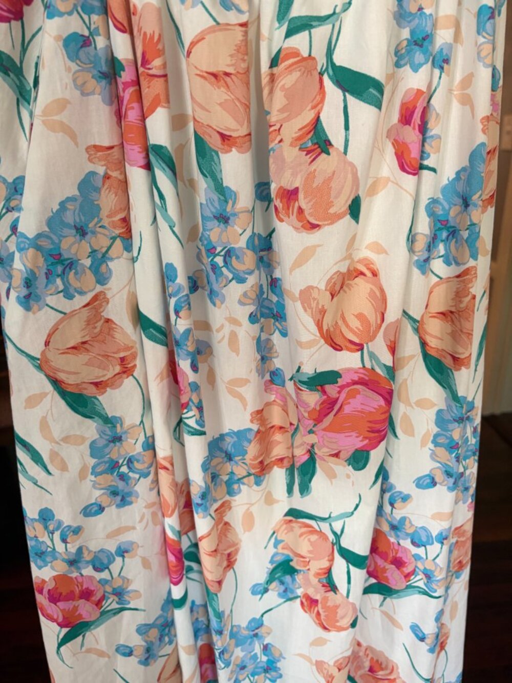 NWT Flying Tomato Floral Tie Strap Midi Fit & Flare Dress. Size M - Picture 10 of 14